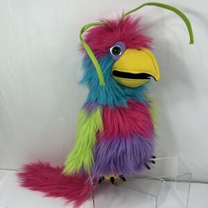 The Puppet Company Plush Bird of Paradise Macaw Hand Puppet Stuffed Toy Squawks